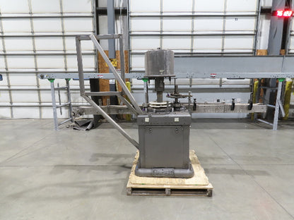 Capem 4-Head Bottle Capping Machine Bottle Conveyor  *For Repair*