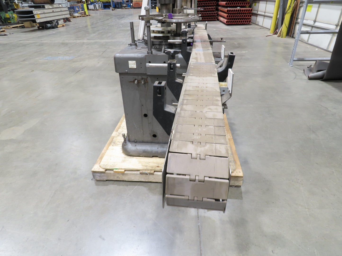 Capem 4-Head Bottle Capping Machine Bottle Conveyor  *For Repair*