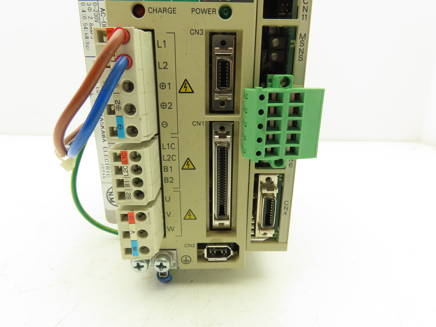 Yaskawa Servo Drive Servopack 1PH Input 3PH 0-230VAC 2.8A 0-300Hz Output Ser D