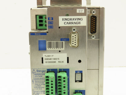 Berger Lahr TLC611 F Servo Drive 230VAC HW Rev RS 25