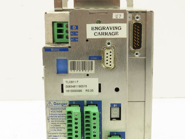 Berger Lahr TLC611 F Servo Drive 230VAC HW Rev RS 25