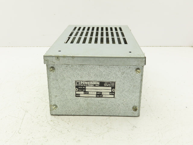 Powerohm USR000032 Braking Resistor 600 Watt 750 Ohms Steel Enclosure