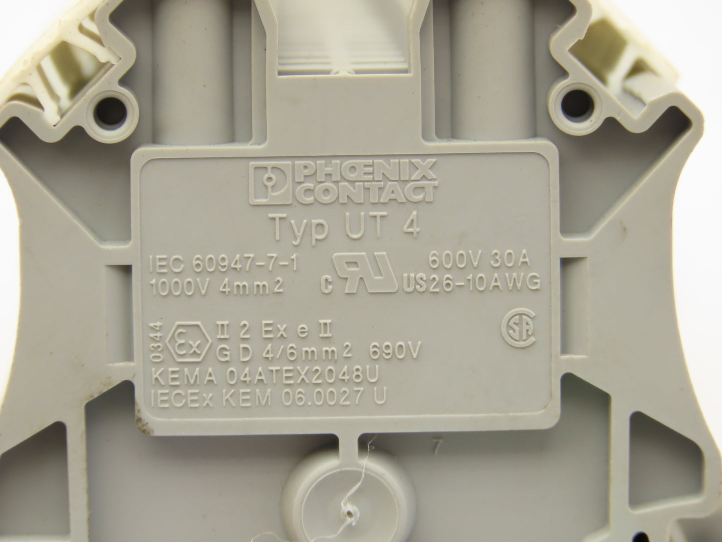 Phoenix Contact UT4 Terminal Block DIN Rail 600V 26-10AWG Lot of 153