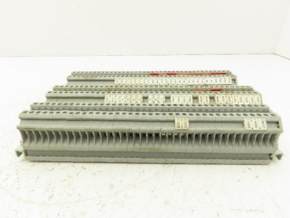 Phoenix Contact UT4 Terminal Block DIN Rail 600V 26-10AWG Lot of 153
