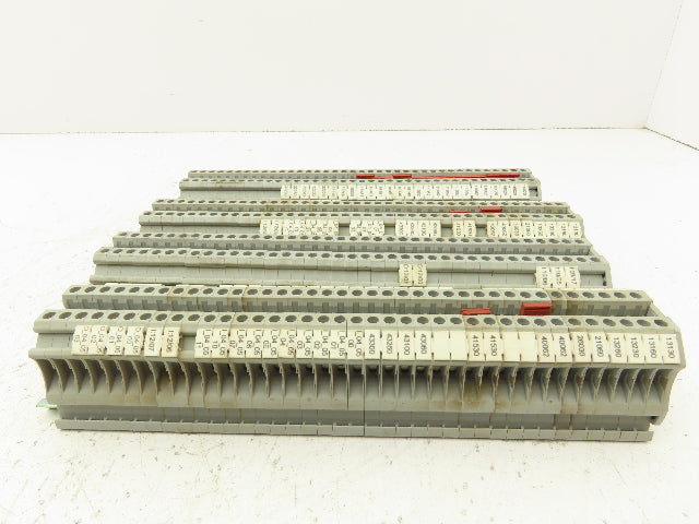 Phoenix Contact UT4 Terminal Block DIN Rail 600V 26-10AWG Lot of 153