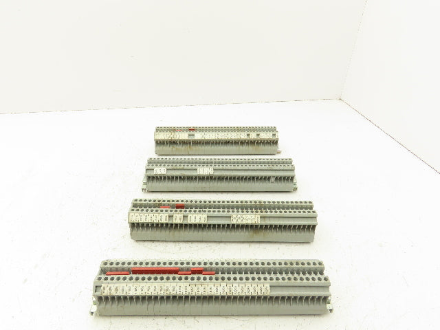 Phoenix Contact UT4 Terminal Block DIN Rail 600V 26-10AWG Lot of 153