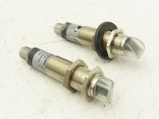 Balluff BOS 18MR-PA-LR10-S4 Photoelectric Sensor Switch  Lot of 2