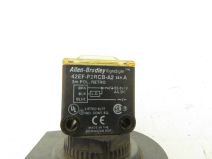 Allen Bradley 42EF-P2RCB-A2 Ser A Photoelectric Sensor Polarized Retro Lot of 2
