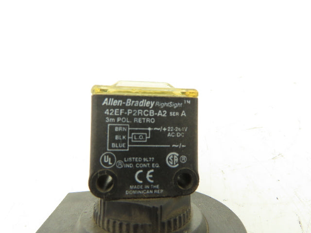 Allen Bradley 42EF-P2RCB-A2 Ser A Photoelectric Sensor Polarized Retro Lot of 2