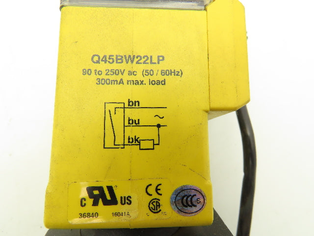 Banner Q45BW22LP Ser A Photoelectric Sensor Polarized Retro Lot of 5