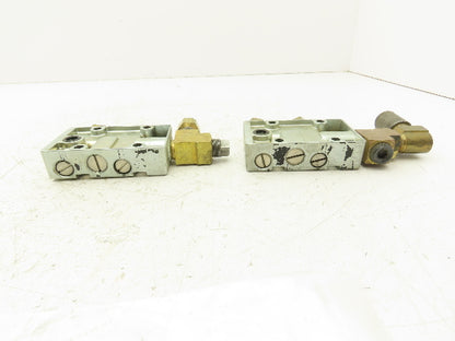 Zimmerman Zim-Air Pneumatic Air Valve Aluminum Manifold 1/4"npt  Lot of 2
