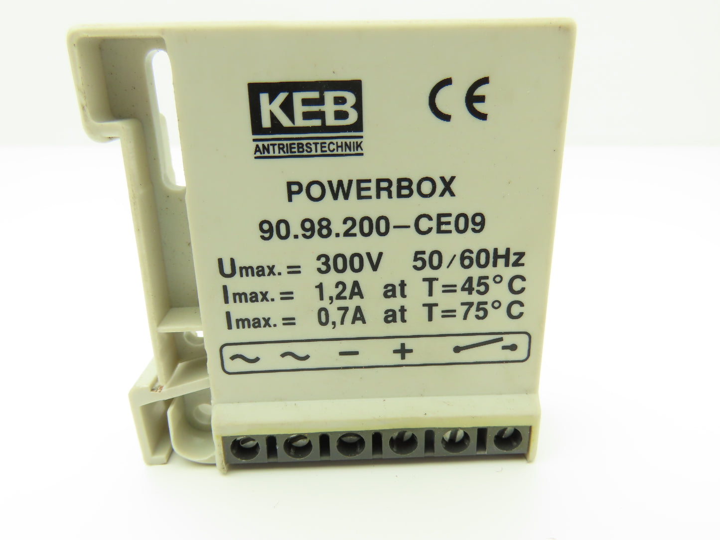 KEB 90.98.200-CE09 Powerbox Rectifier 1.2A 300VAC