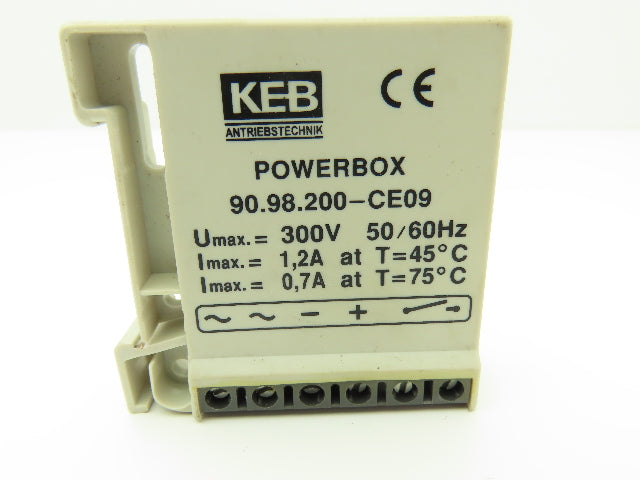 KEB 90.98.200-CE09 Powerbox Rectifier 1.2A 300VAC