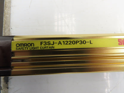 Omron Sti F3SJ-A1220P30-L Safety Light Curtain Emitter 1220mm Type 4