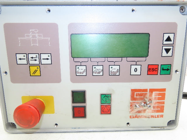 Gammerler Mondial SLG-80-18 Stacker Control Panel Display Case