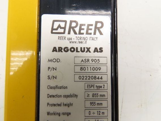 ReeR ASR905 ASE905 Safety Light Curtain Emitter & Receiver Set 955mm