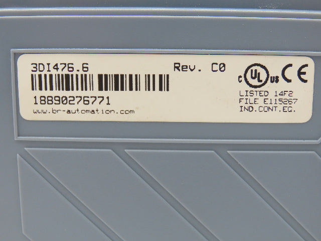 B&R Automation 3DI476.6 DI 476 Digital Input Module 24VDC 16 Point Rev C0