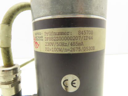 Gefeg Neckar Z8/2 DF882Z00000207 Gear Motor 100W 230VAC 50Hz 3Nm Parallel Shaft