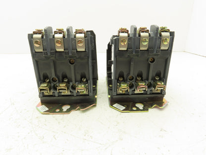 Allen-Bradley 500-AOD930 Motor Starter Contactor 120V Coil 600VAC 18A Lot Of 2