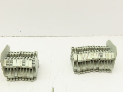 Allen Bradley 1492-J4 Feed-Through Terminal Block Gray 4mm Sq  Lot of 130