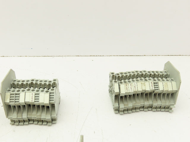 Allen Bradley 1492-J4 Feed-Through Terminal Block Gray 4mm Sq  Lot of 130