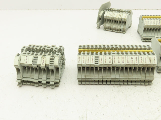 Allen Bradley 1492-J4 Feed-Through Terminal Block Gray 4mm Sq  Lot of 130