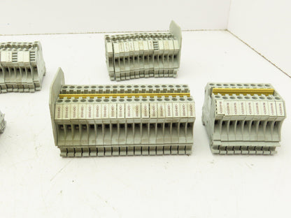 Allen Bradley 1492-J4 Feed-Through Terminal Block Gray 4mm Sq  Lot of 130