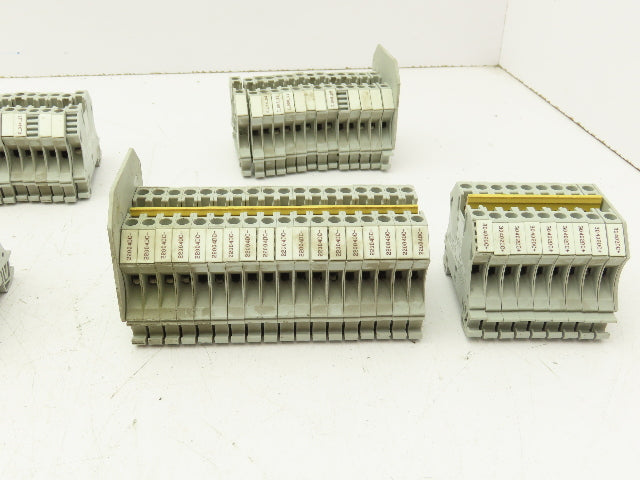 Allen Bradley 1492-J4 Feed-Through Terminal Block Gray 4mm Sq  Lot of 130