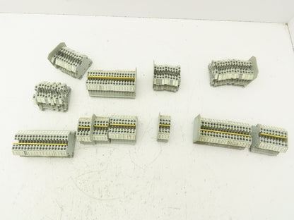 Allen Bradley 1492-J4 Feed-Through Terminal Block Gray 4mm Sq  Lot of 130