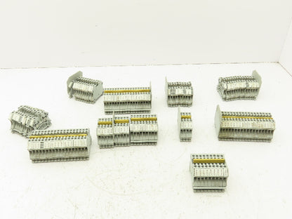 Allen Bradley 1492-J4 Feed-Through Terminal Block Gray 4mm Sq  Lot of 130