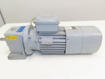 Stober B21R 80 G4 Inline Gear Motor w/Brake 1Hp 480V 273rpm 6.3:1 Encoder ERN430