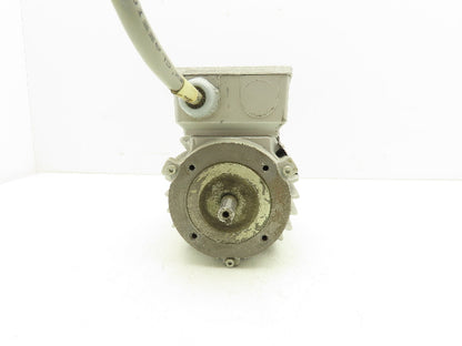 VEM K21R 63 G 6 AC Motor 0.14kw 275/480V 3PH 1110 RPM IEC 63 Frame B14FT75