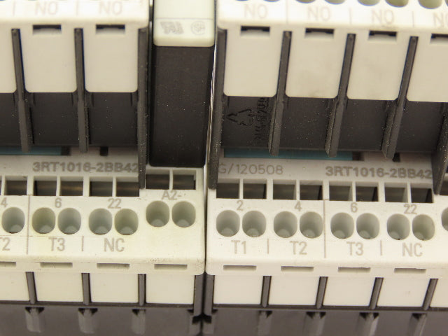 Siemens 3RT1016-2BB42 Contactor 24VDC Coil 9A 400VAC 4kW 3Pole Lot Of 6