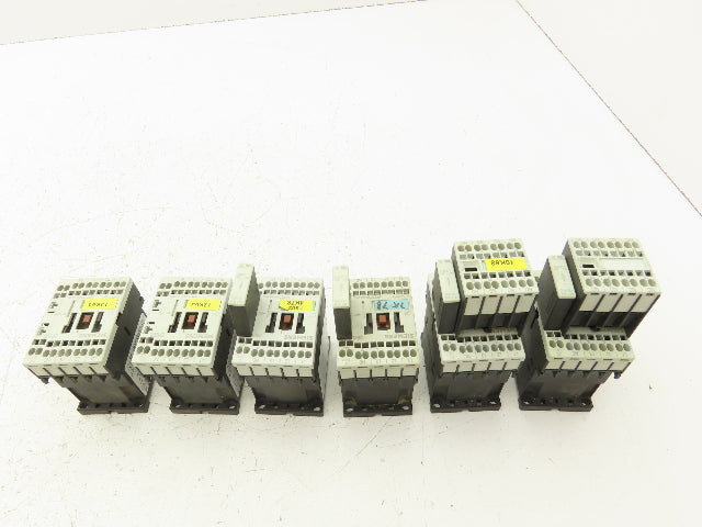 Siemens 3RT1016-2BB42 Contactor 24VDC Coil 9A 400VAC 4kW 3Pole Lot Of 6