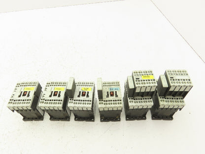 Siemens 3RT1016-2BB42 Contactor 24VDC Coil 9A 400VAC 4kW 3Pole Lot Of 6