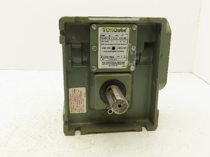 US Motors Torqube QC Gearbox 5:1 Reducer 350 RPM 4.2Hp LH 56C 700 In-Lbs