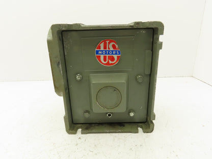 US Motors Torqube QC Gearbox 5:1 Reducer 350 RPM 4.2Hp LH 56C 700 In-Lbs