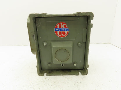 US Motors Torqube QC Gearbox 5:1 Reducer 350 RPM 4.2Hp LH 56C 700 In-Lbs