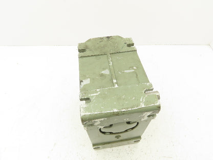 US Motors Torqube QC Gearbox 5:1 Reducer 350 RPM 4.2Hp LH 56C 700 In-Lbs