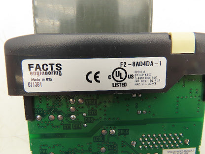 Host Automation Direct F2-8AD4DA-1 Analog IO Module 8 Inputs 4 Outputs