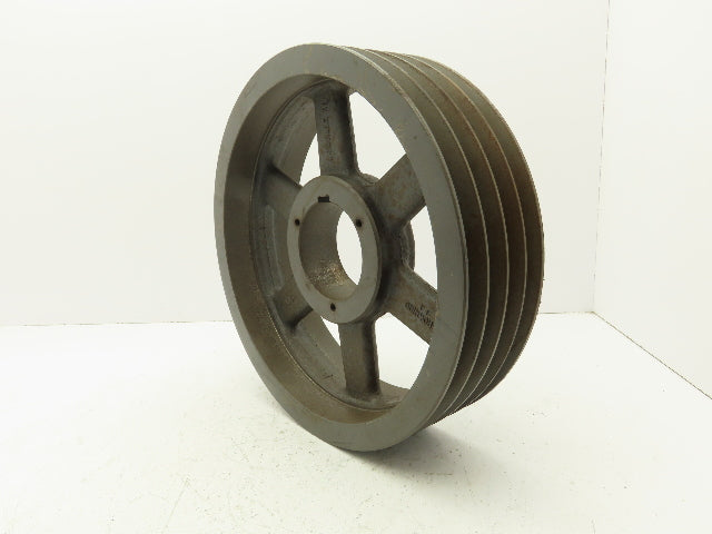 Browning 4C150R 4-Groove C V-Belt Pulley Sheave R1 Taper Bushed 15.4" OD