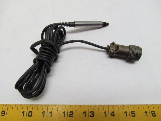 Moore 13660-1 Linear Transducer Probe Gauge Sensor w/ 5 Pin Female Plug