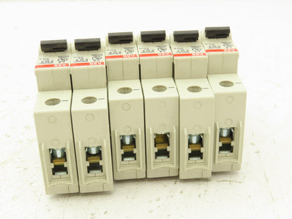 ABB S201UDC-K25A Single Pole Circuit Breaker 25A DIN Mountable Lot of 6