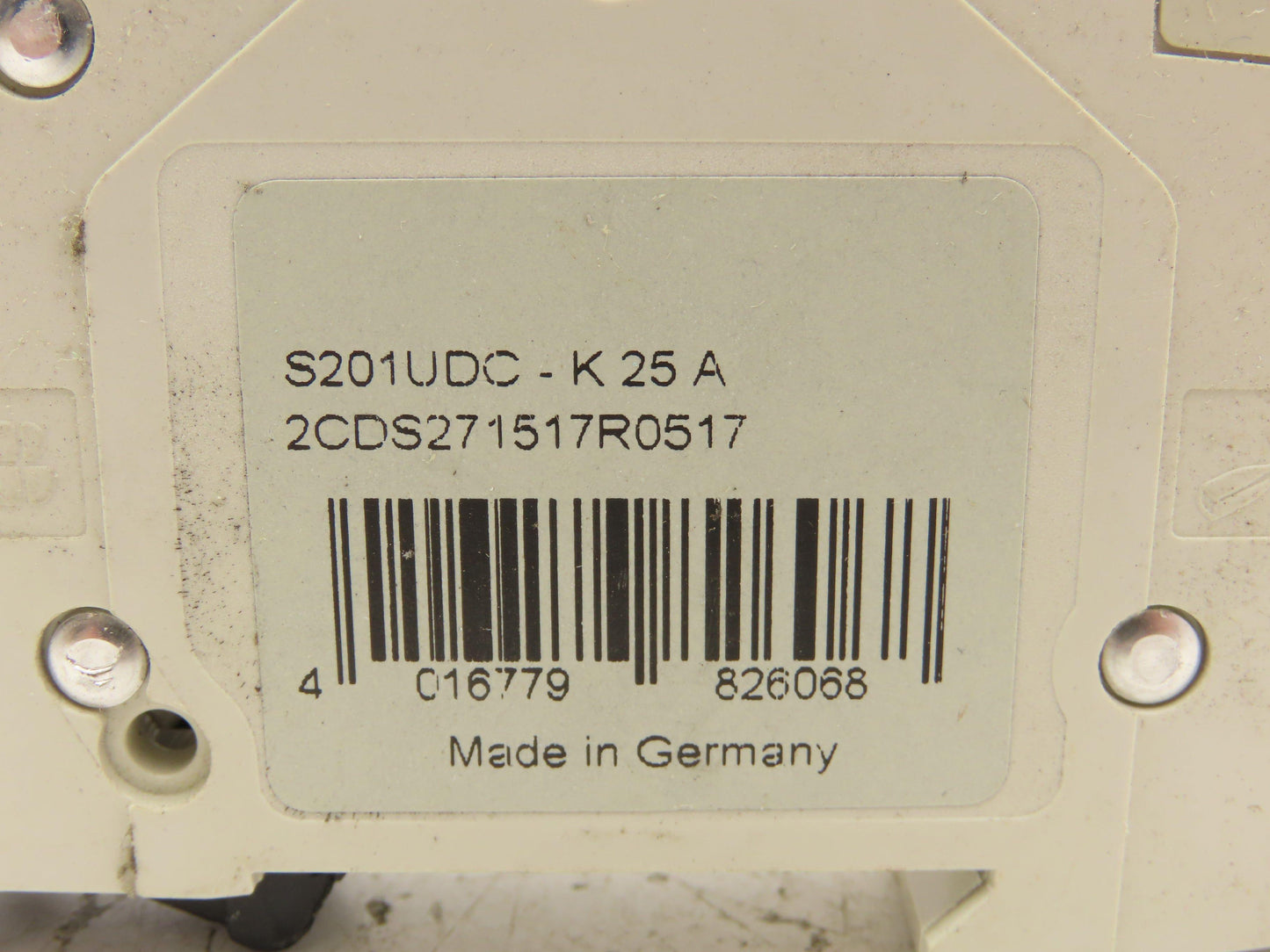 ABB S201UDC-K25A Single Pole Circuit Breaker 25A DIN Mountable Lot of 6
