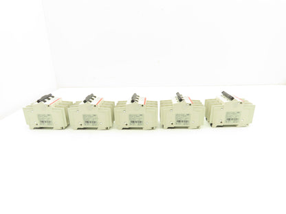 ABB S203UP-K6A 3-Pole Circuit Breaker 20A 480VAC 18-4AWG DIN Mountable Lot of 5