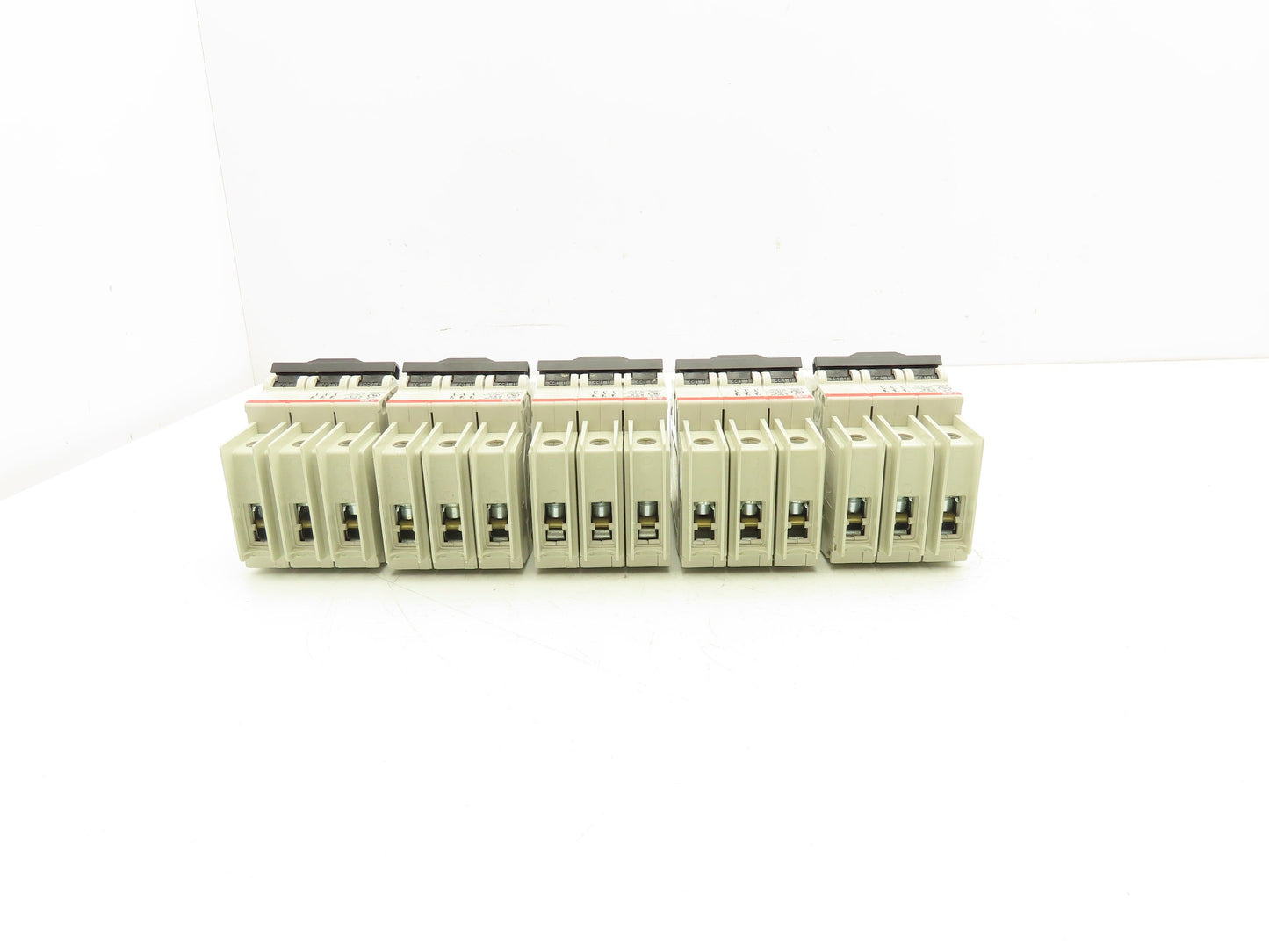 ABB S203UP-K6A 3-Pole Circuit Breaker 20A 480VAC 18-4AWG DIN Mountable Lot of 5