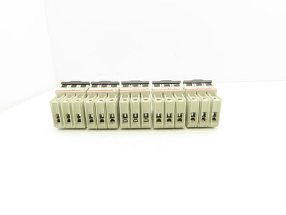 ABB S203UP-K6A 3-Pole Circuit Breaker 20A 480VAC 18-4AWG DIN Mountable Lot of 5