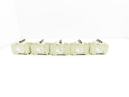 ABB S203UP-K6A 3-Pole Circuit Breaker 20A 480VAC 18-4AWG DIN Mountable Lot of 5
