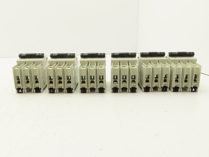 ABB S203UP-K1A 3-Pole Circuit Breaker 20A 480VAC 18-4AWG DIN Mountable Lot of 6