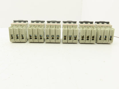 ABB S203UP-K1A 3-Pole Circuit Breaker 20A 480VAC 18-4AWG DIN Mountable Lot of 6